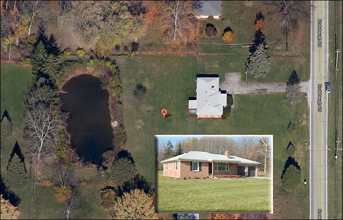 Aerial view of 6970 rodebaugh rd